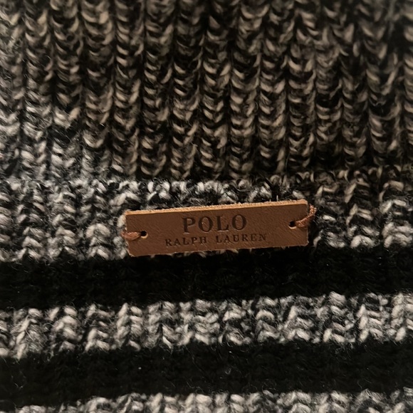 Polo Ralph Lauren Lambswool Blend Heather Full Fashion Rib Knit Winter Hat - Picture 5 of 9